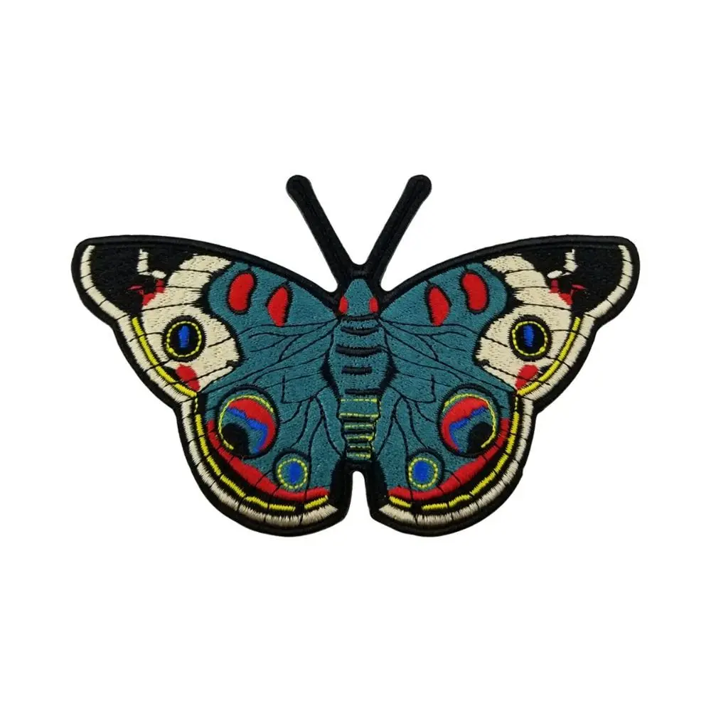 Красивые нашивки с бабочками вышитые термоклейкие логотипом животных на заказ
