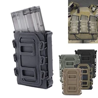 tactical fast magazine pouch for m4 5 567 629mm mag box quick release soft shell mag tpr holster case hunting paintball gear