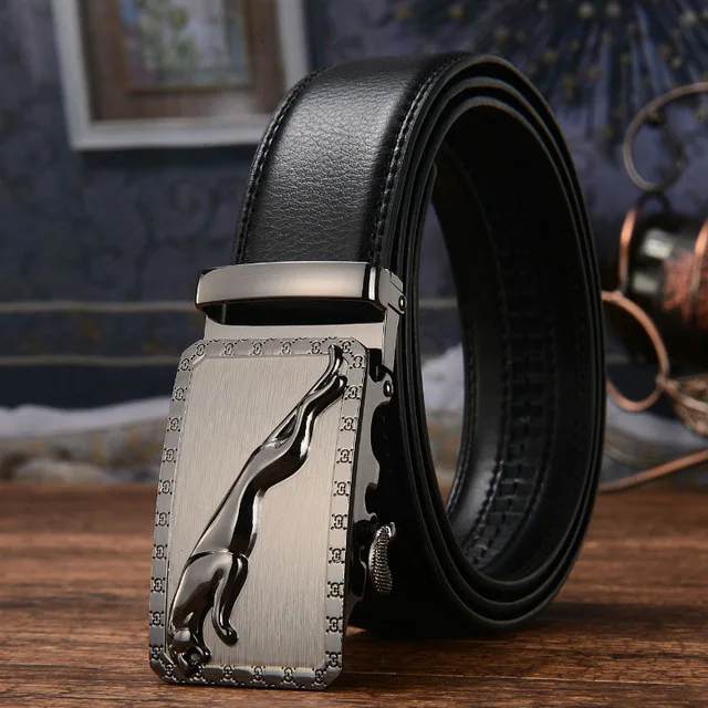 

free shipping Top Quality Male New Brand COWgenuine Leather Belts for Men special letter Automatic Buckle Strap