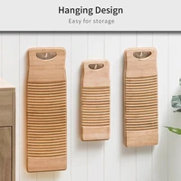 wood washboard portable scrubboard for laundry thicken washing laundry board clothes cleaning tools antislip laundry accessories