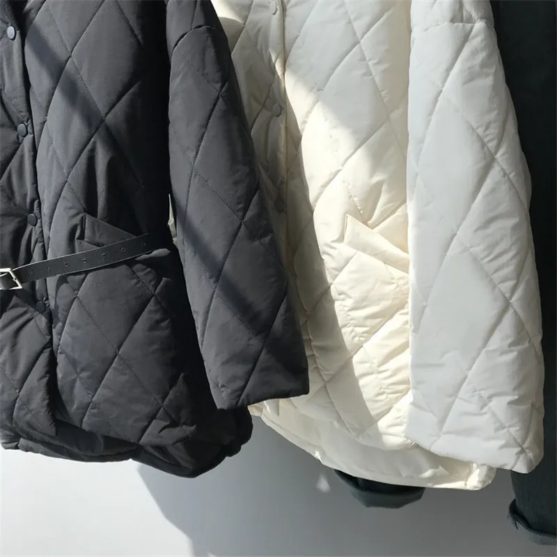 CRRIFLZ пуховик средней длины с регулируемой талией пальто зимняя куртка женская