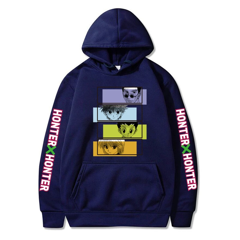 

Hunter x Hunter Hoodies Men Hisoka Sweatshirt Tracksuit Streetwear Anime Harajuku 90s Casual clothes Hunter x Hunter Hooded