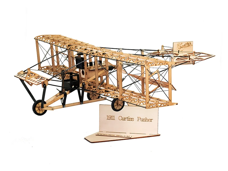 Статическая модель, модели самолетов, Curtiss толкатель статическая шкала дисплей копия, набор из пробкового дерева, Balsawood самолет