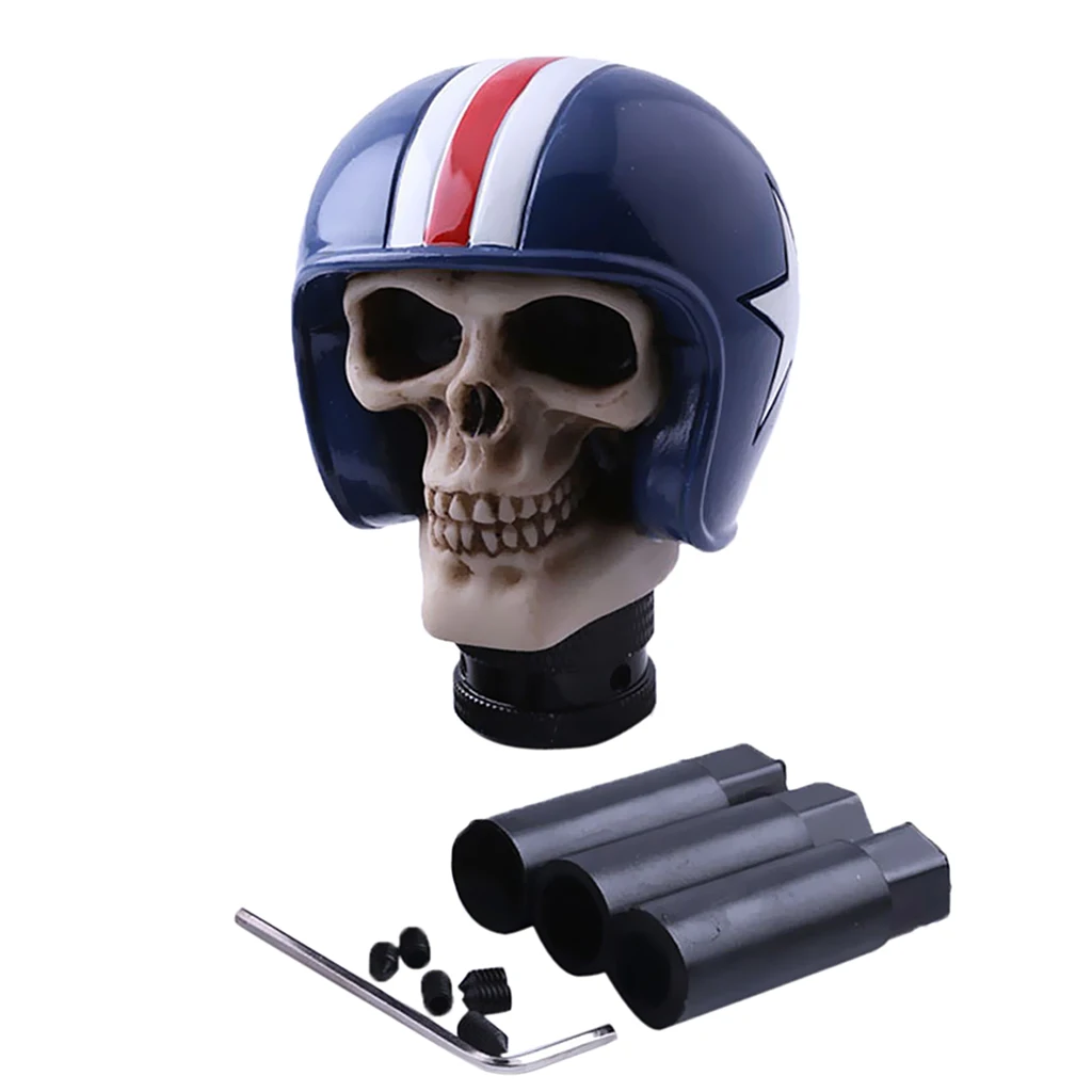 Ручной рычаг переключения передач для автомобиля с синим черепом | Автомобили и