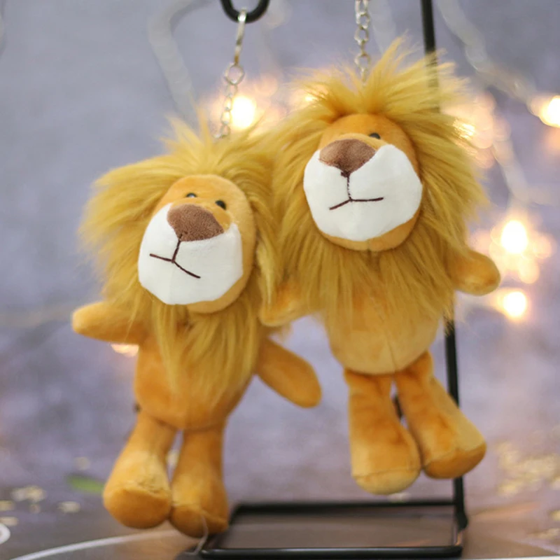 

1 шт. Новинка 15 см кукла Лев мягкие животные плюшевые игрушки Детская игрушка брелок подарки