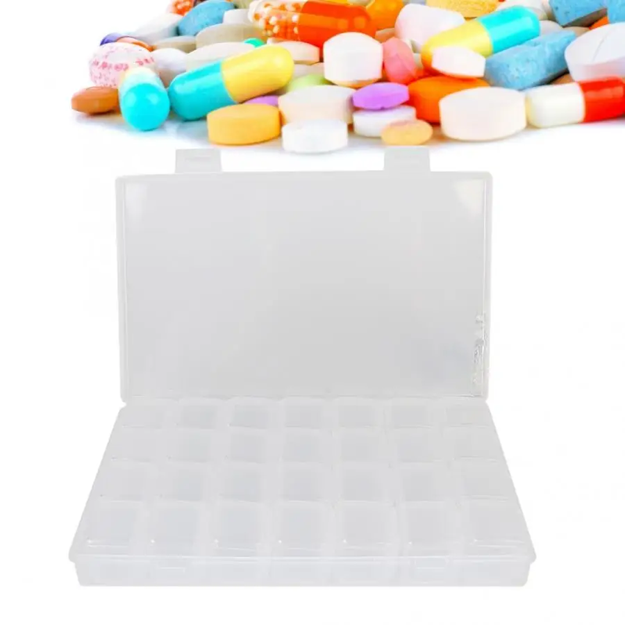 28 сетки таблетки коробочка для медицинских целей коробка 7 дней еженедельник