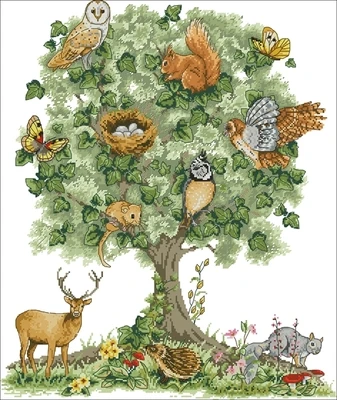 

Watch wild animals patterns Counted Cross Stitch 11CT 14CT 18CT DIY Cross Stitch Kits Embroidery Needlework Sets home decor