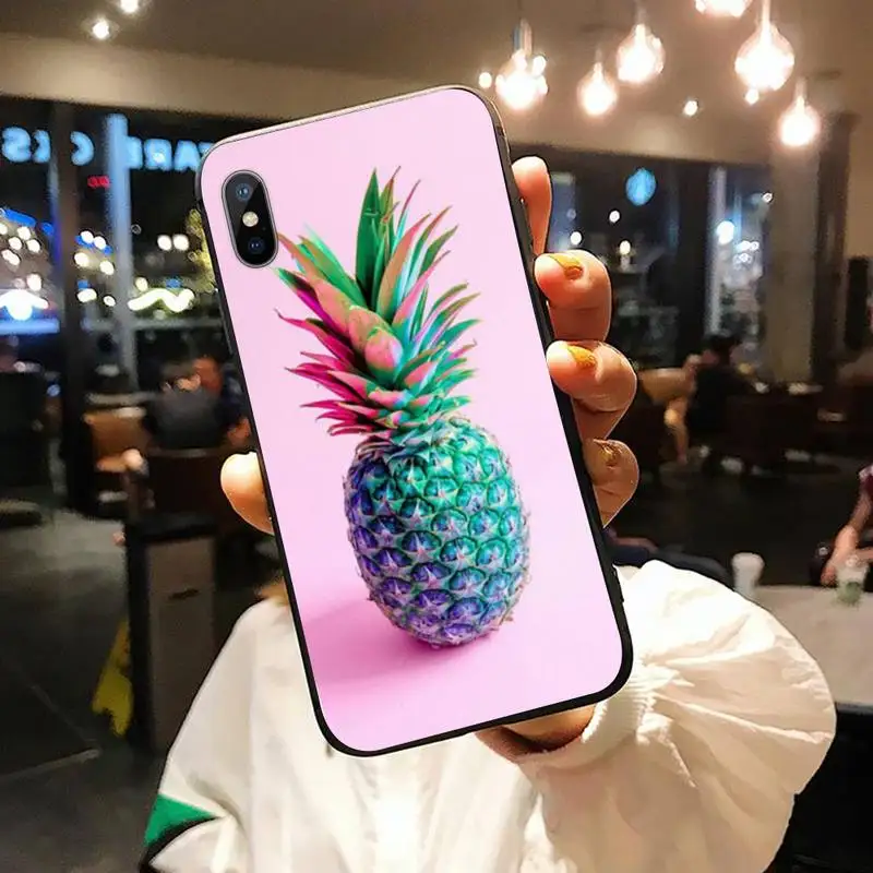 

Pineapple Food pattern high quality Phone Case for iPhone 11 12 pro XS MAX 8 7 6 6S Plus X 5S SE 2020 XR