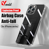 airbag anti fall explosion proof phone case for iphone 13 12 11 pro max transparent case on iphone x xs max xr 13 mini back case