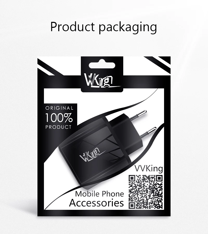 VVKing USB зарядное устройство 18 Вт PD Быстрая зарядка usb type C PD зарядное устройство HD Smart display EU разъем для iPhone 11 Pro samsung Xiaomi зарядка