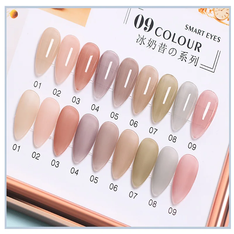

3Pcs/Set Nail Gel Polish Manicure Semi Permanent Gel UV LED Baking Gel Varnish Soak Off Nail Art Gel Top Coat Nails Polish Gel