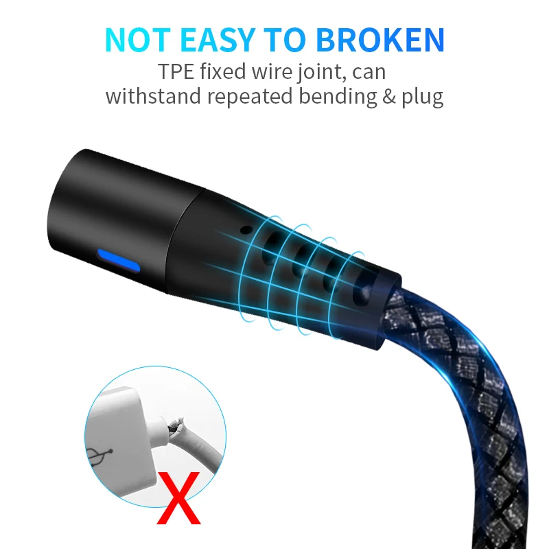 Магнитный кабель USB C кабель для быстрой зарядки Магнит Micro USB зарядное устройство для Xiaomi Mi8 Mi9 samsung S9 S8 type C Быстрая зарядка
