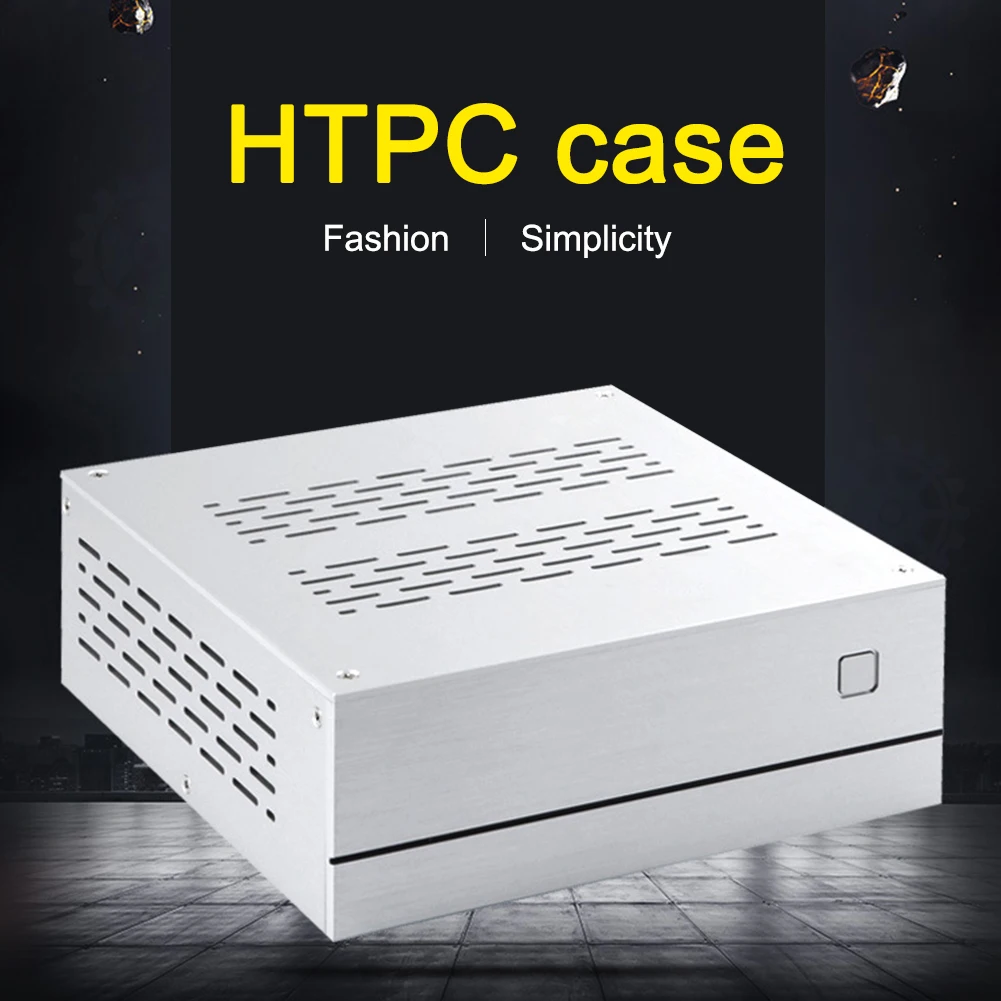 Поддержка вентиляторов HTPC чехол запираемый светодиодный индикатор компьютер Plug