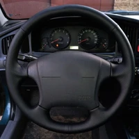 car steering wheel cover for 2004 2011 hyundai elantra old tiburon rd2 microfiber leather braid for steering wheel diy