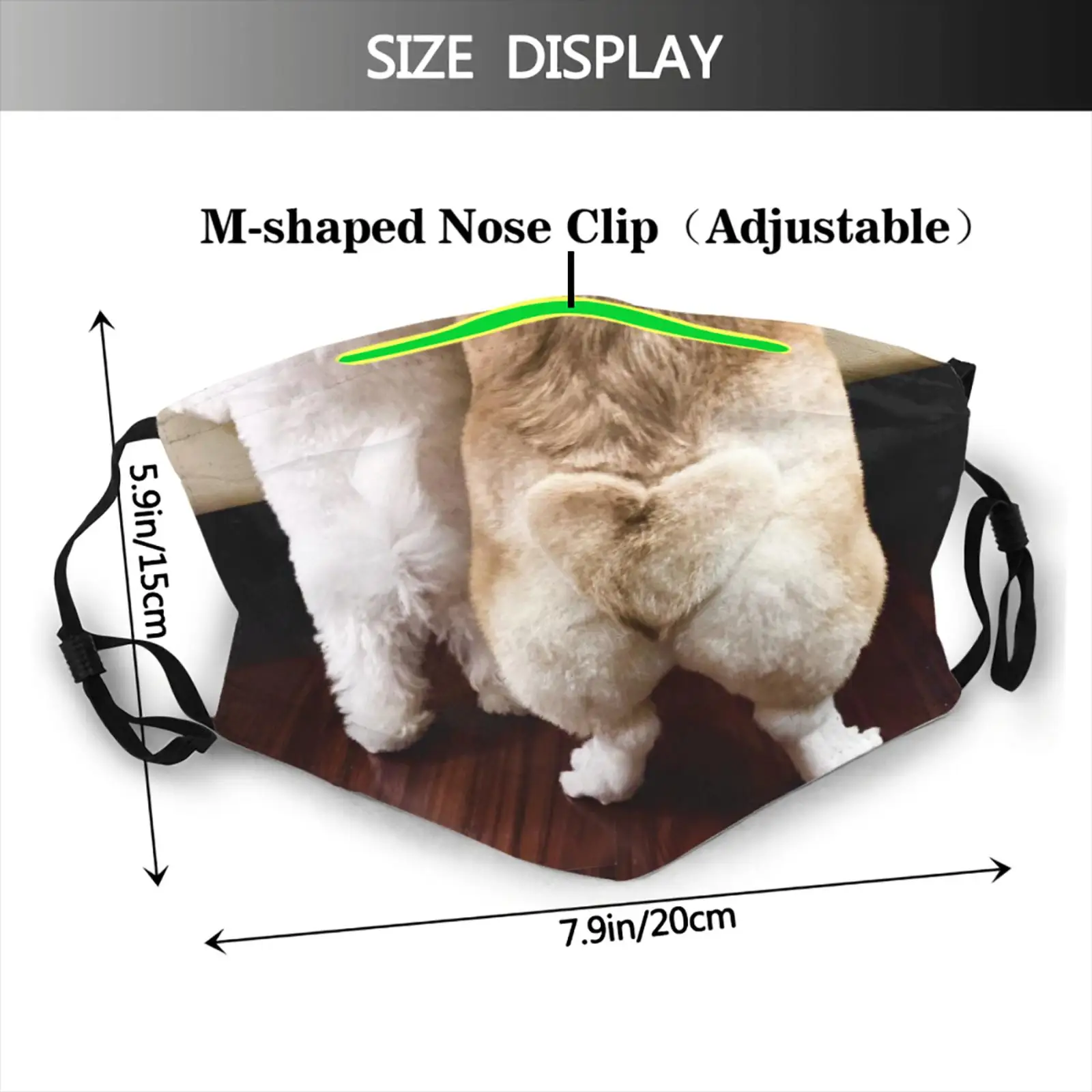 Маска воздушная с принтом забавной собаки для мужчин и женщин |