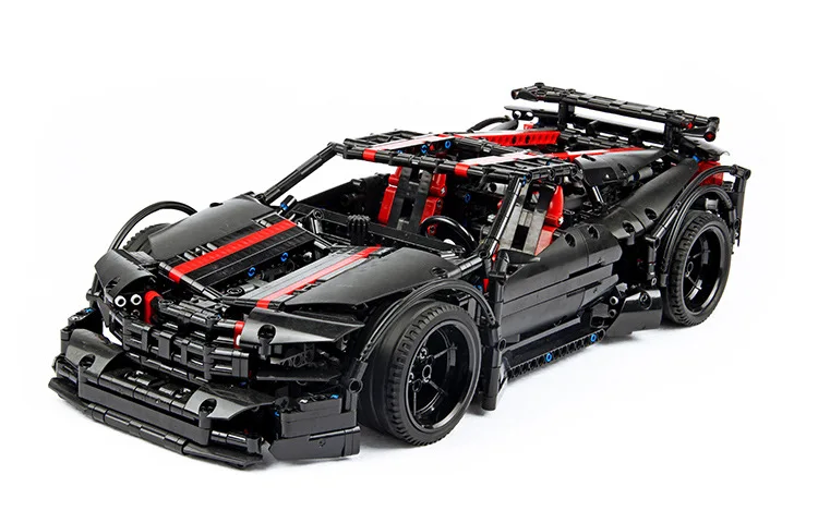 07003 mocs Bricks Новинка; Лидер продаж! MOCs серии гоночный автомобиль Honda S2000 AP2 MOC 24500 совместим с Technic гоночные строительные блоки кирпичи модель игрушки - Цвет: 07003 mocs Bricks