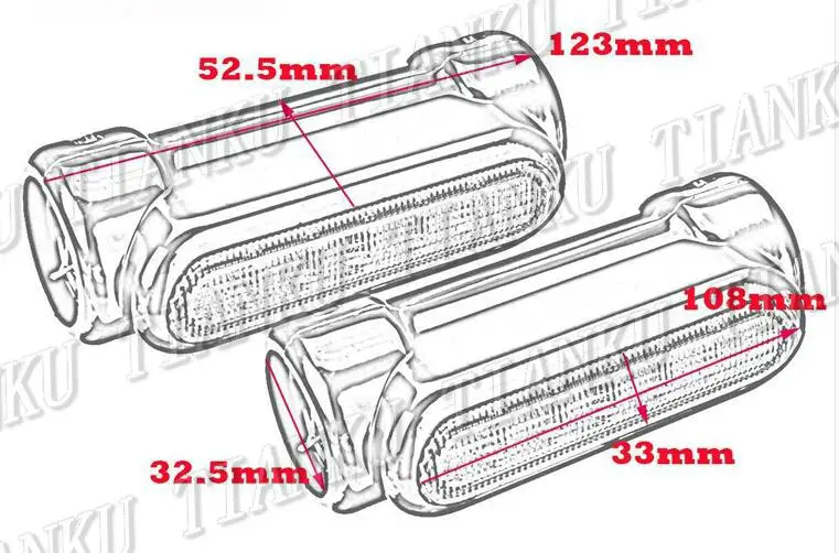 Универсальный защитный аварийный светодиодный светильник для мотоцикла