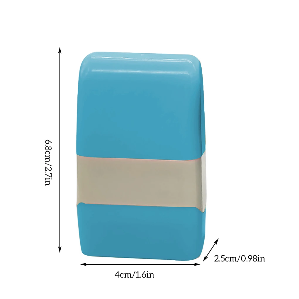 Mini Roller Self Covering Garbled Confidential Stamps Express List Identity Code Privacy Information Data Seal Theft Protection | Дом и сад