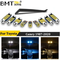 bmtxms canbus high quality car led interior map dome light license plate door lamp for toyota camry 1987 2020 auto accessories