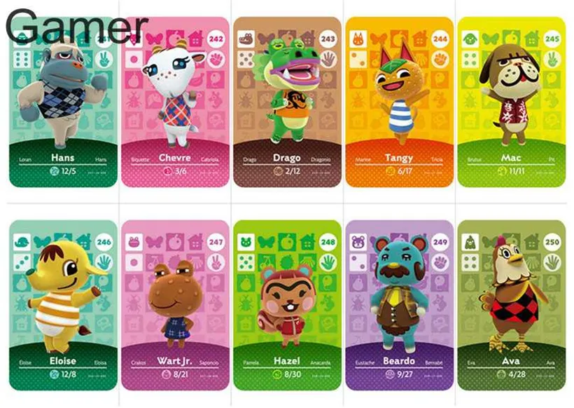 Карты игральные с символикой США (226 250) для амиибо пересечение животных новые