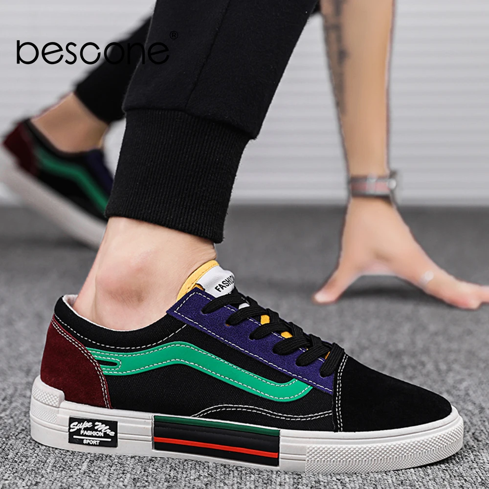 BESCONE/Мужские Спортивные Повседневные кроссовки сезон весна дышащая Обувь На