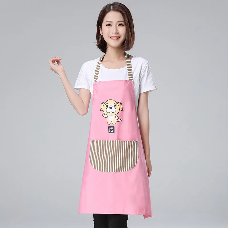 Милый мультяшный фартук 12 знаков зодиака водонепроницаемый и маслостойкий