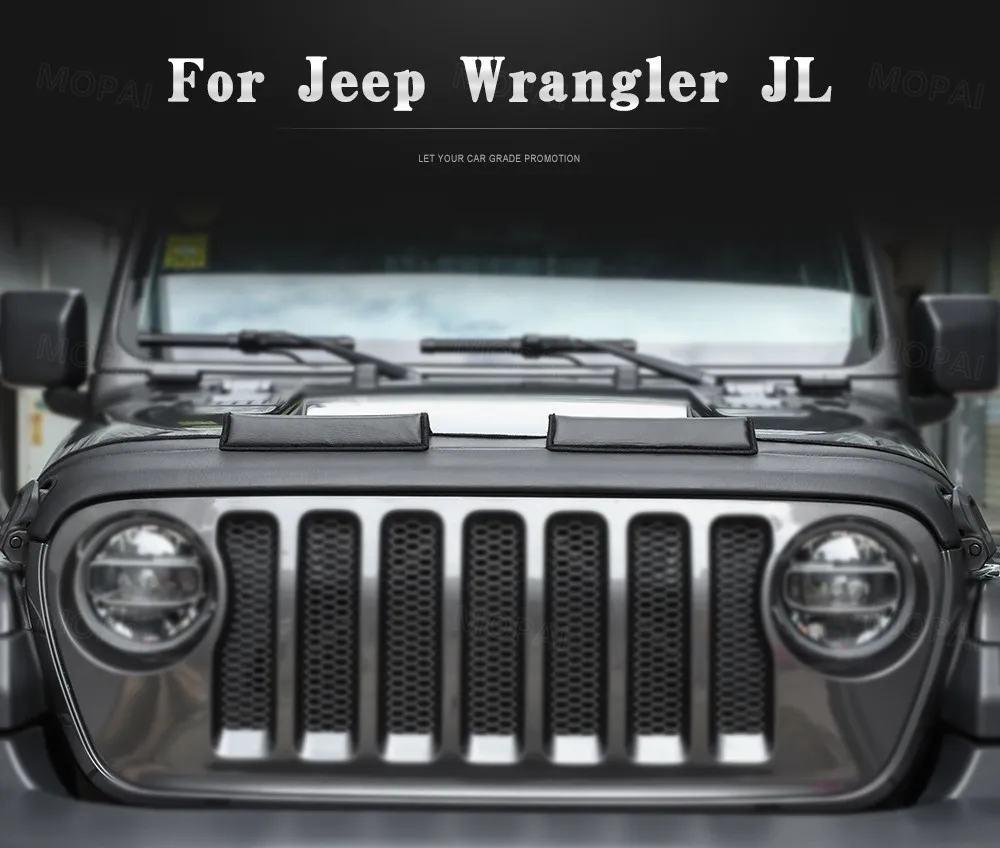 MOPAI капоты двигателя для Jeep Wrangler JL крышка двигателя автомобиля Передняя крышка капота протектор для Jeep Wrangler автомобильные аксессуары