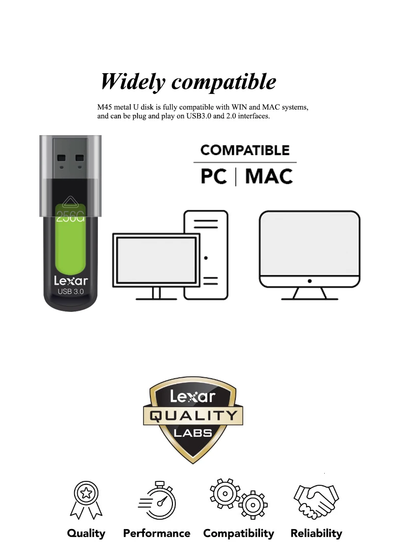 Lexar S57 флеш-накопитель USB 3,0, объемом памяти 32 Гб или 64 ГБ 128 ГБ 256 ГБ U диска до 150 МБ/с. Memory Stick 256-bit AES Pendrive для ПК