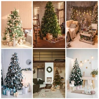 shengyongbao art fabric fireplace christmas tree photography background child backdrops for photo studio props 21524jpw 05