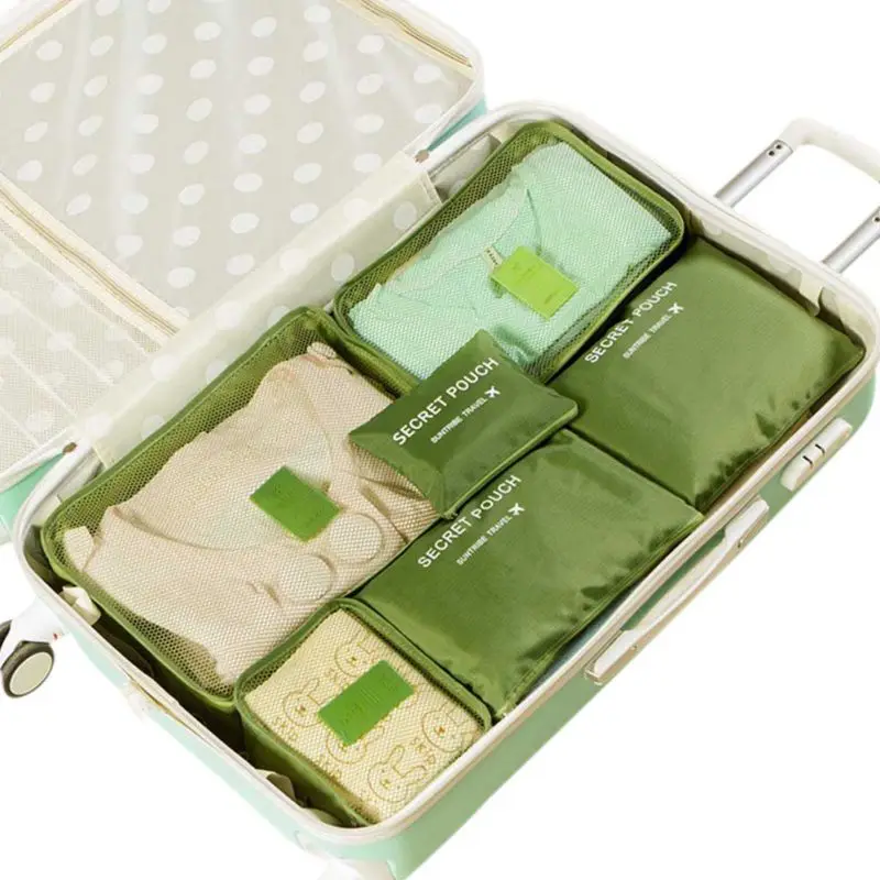 

Набор сумок для хранения одежды, нижнего белья, водонепроницаемые, 6 шт.