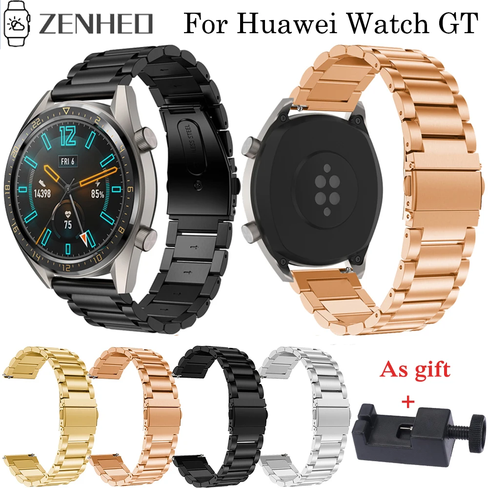 Ремешок для Huawei Watch GT быстросъемный металлический браслет Samsung Galaxy 46 мм/Gear S3 умные