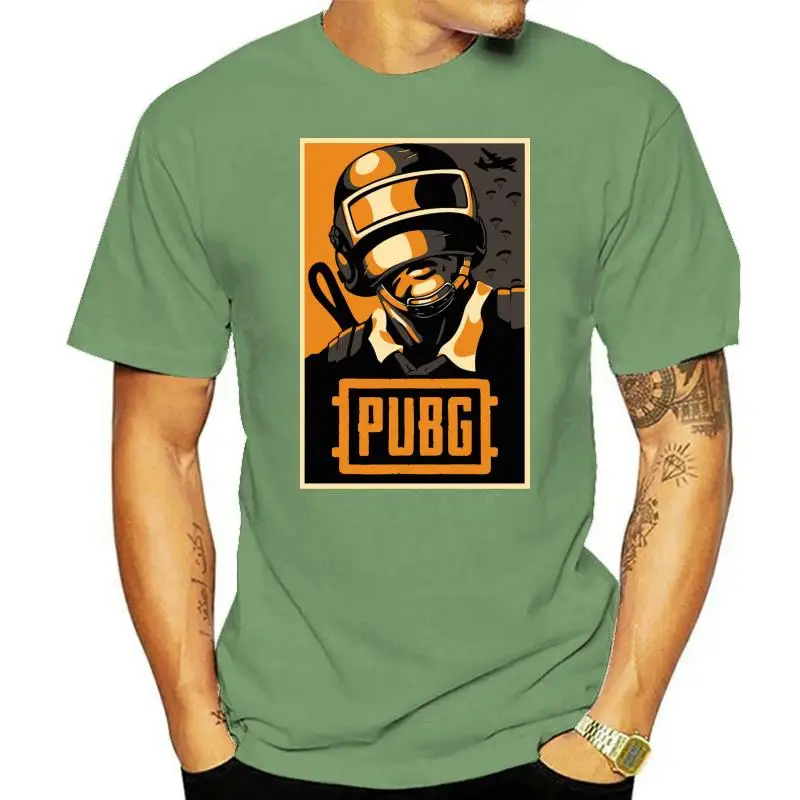 

Футболка Playerunknown'S Battlegrounds Pubg Hope Мужская угольная футболка для молодежи среднего возраста