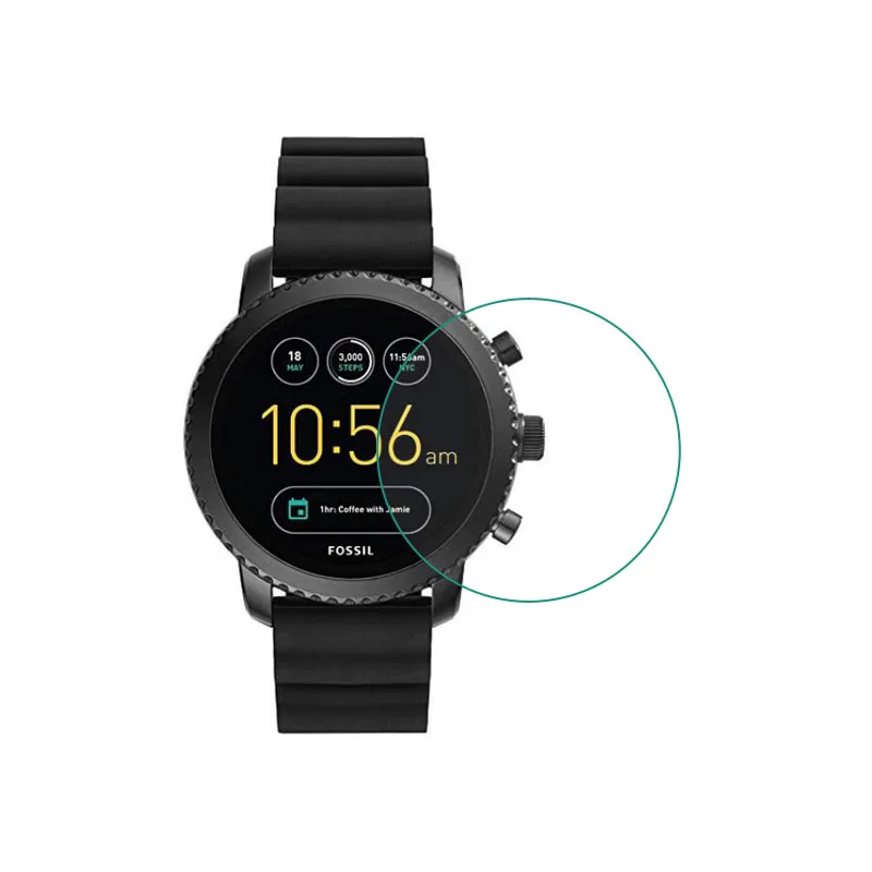 

Tempered Glass Protective Film Ultra Clear Guard For Fossil Q Explorist Gen 3 Generation Watch Smartwatch Screen Protector Cover
