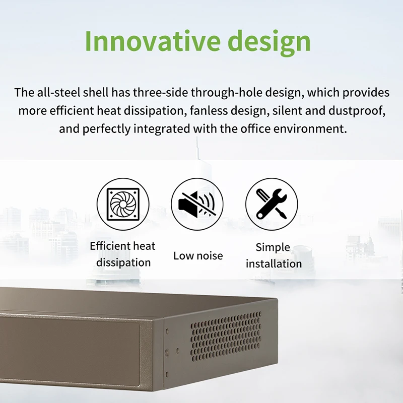 GLVISION GLTEF1016D 16 портов 10/100 м 3 2 Гбит/с авто MDI/MDI X половина/полный DuplexFast энтернет