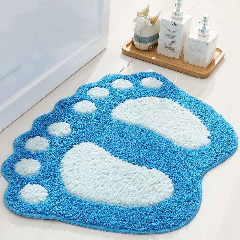 

Super Absorbent Bath Mat Cute Bathroom Rug Non-Slip Entrance Doormat Toilet Carpet Kitchen Foot Pad Home Decor Alfombra BañO