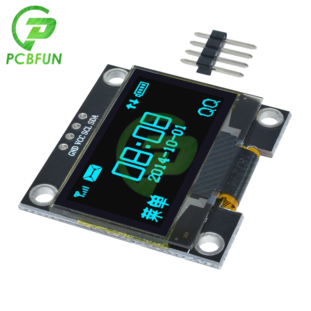 1 3 дюймов межсоединений интегральных схем I2C серийный 128x64 OLED ЖК-дисплей Дисплей
