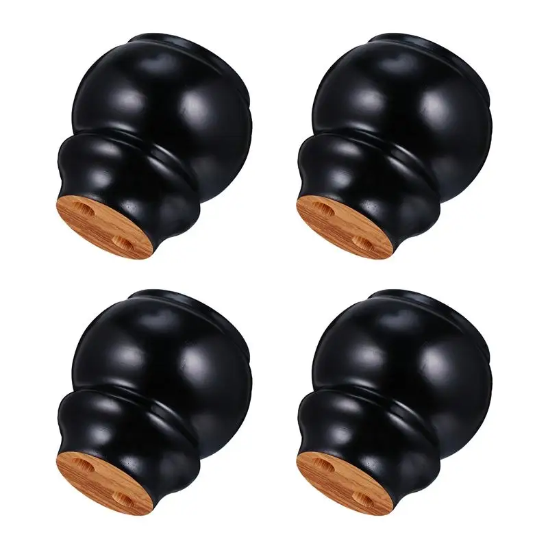 

4 Pcs Solid Wood Furniture Legs Dresser Legs Sofa Replacement Legs Armchair Legs