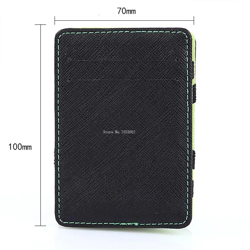 

New Blevolo Thin Mini Wallet Men's Small Wallet Business Pu Leather Magic Wallet High Quality Coin Purse Credit Card Money Bag