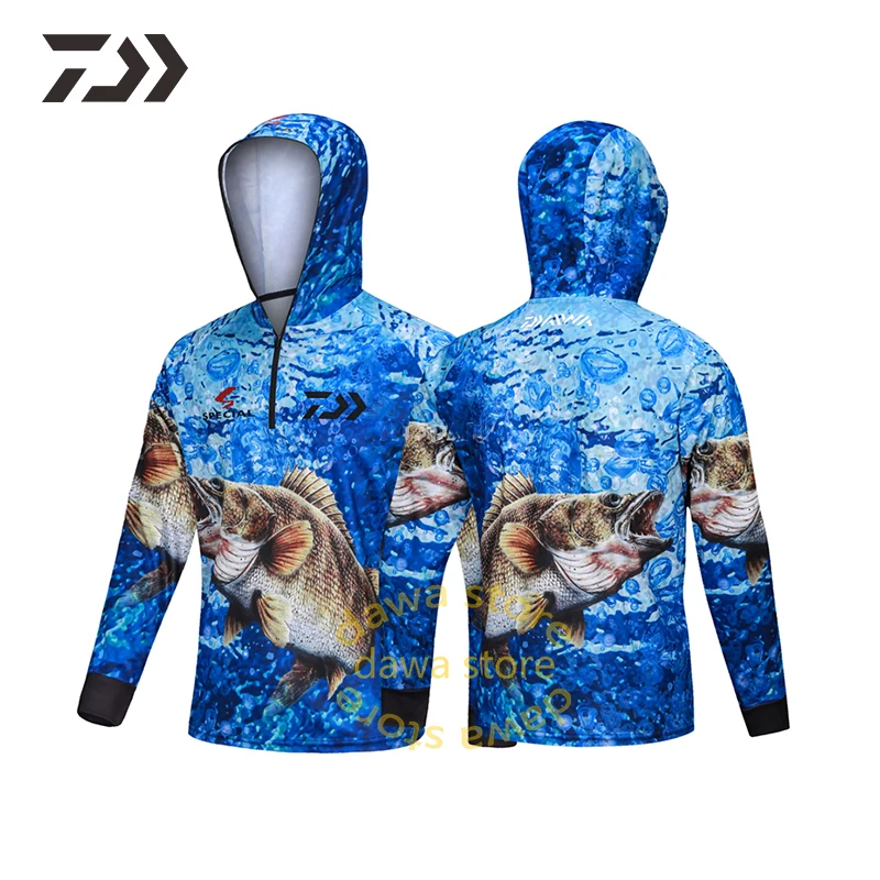 

Daiwa Fishing Shirt Men Sun Protection Quick Dry Sports Fishing Clothes Long Sleeve Summer Fishing t Shirt Men Fishing Clothing