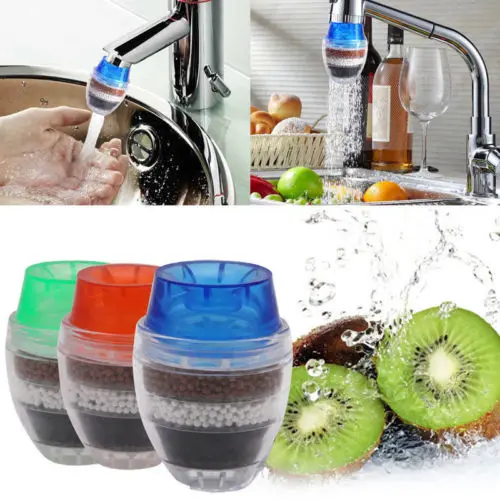 

2020 Coconut Activated Carbon Home Household Kitchen Mini Faucet Tap Water filter Clean Purifier Filter Filtration Cartridge