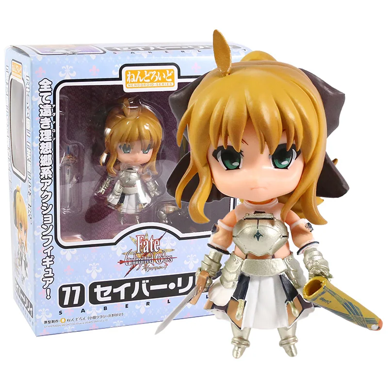 Фигурки героев фильма Fate/Stay Night Saber 77 50 387 Gilgamesh 410 Mash 664 Tohsaka Rin 409 Archer 486 милые игрушки