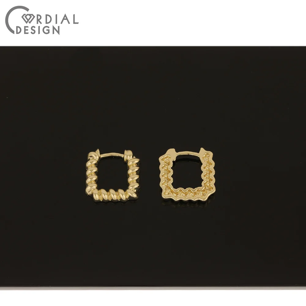 

Cordial Design 100Pcs 18*18MM Jewelry Accessories/Connectors/Twisted Shape/DIY/Earrings Pendants/Hand Made/Earrings Findings