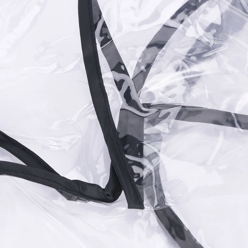 

Baby Stroller Rain Cover Plastic Transparent Waterproof Rainproof Dustproof Windproof Universal Stroller Weather Shield