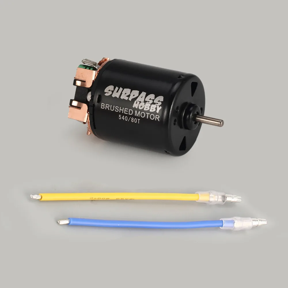 

Surpass Hobby 540 80T Brushed Motor for Axial SCX10 RC4WD D90 1/10 RC Crawler Off-road Climbing Car Part Accessories