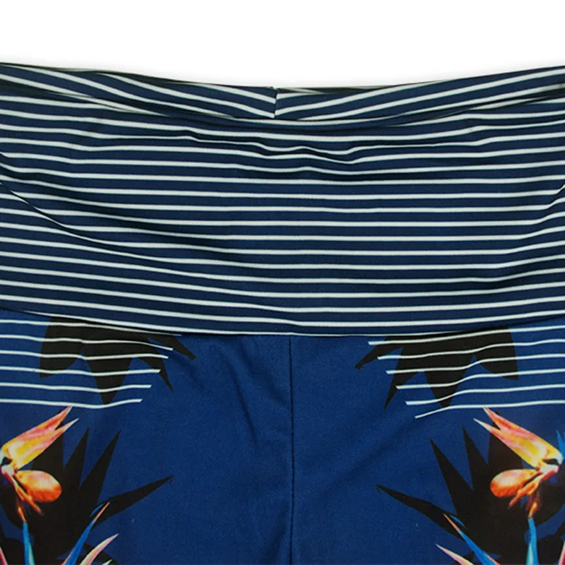 Штаны для йоги с высокой талией женские спортивные Леггинсы фитнеса принтом в