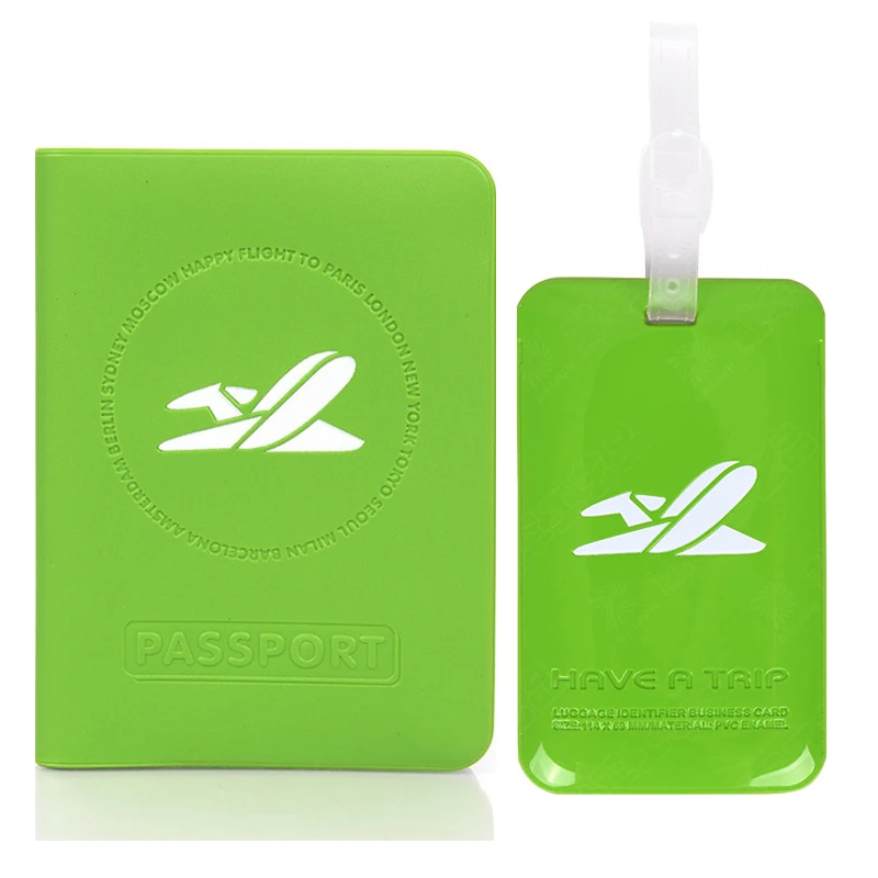 Fashion Women Men Passport Cover Pu Leather 2021 Credit Card Passport Holder Packet Wallet Purse Bags Pouch