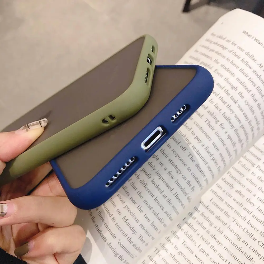 Новый модный матовый чехол для iphone 11 PRO MAX xs/xr/6/7/8 plus с защитой объектива камеры
