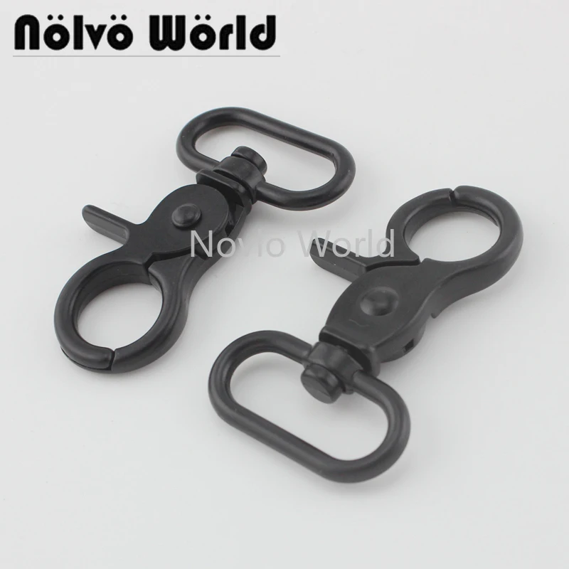 Nolvo Wolrd 5 20 100шт матовый черный цвет 53x25.5 мм 1 дюймовые застежки для сумки плечевой