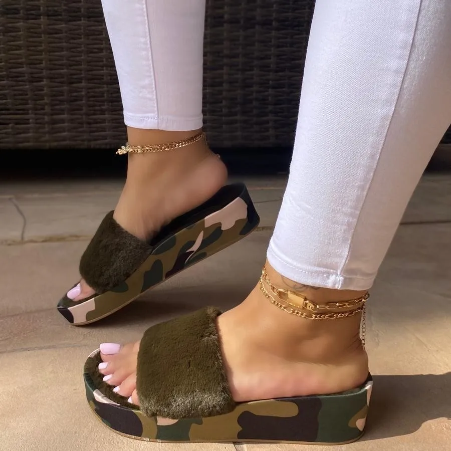 

NAUSK 2022 NEW Summer Sandals Women Wedges Shoes Pumps High Heels Sandals Plush Platform Sandals Women Shoes Women Shoes