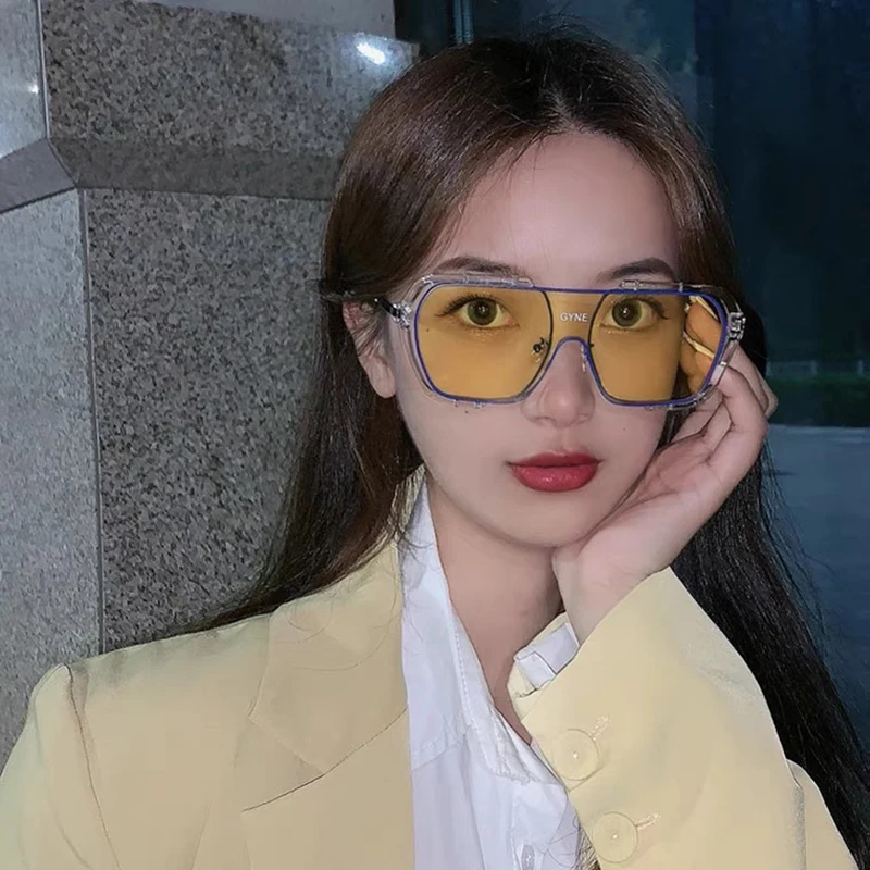 Солнцезащитные очки унисекс Универсальные солнцезащитные с большой оправой для